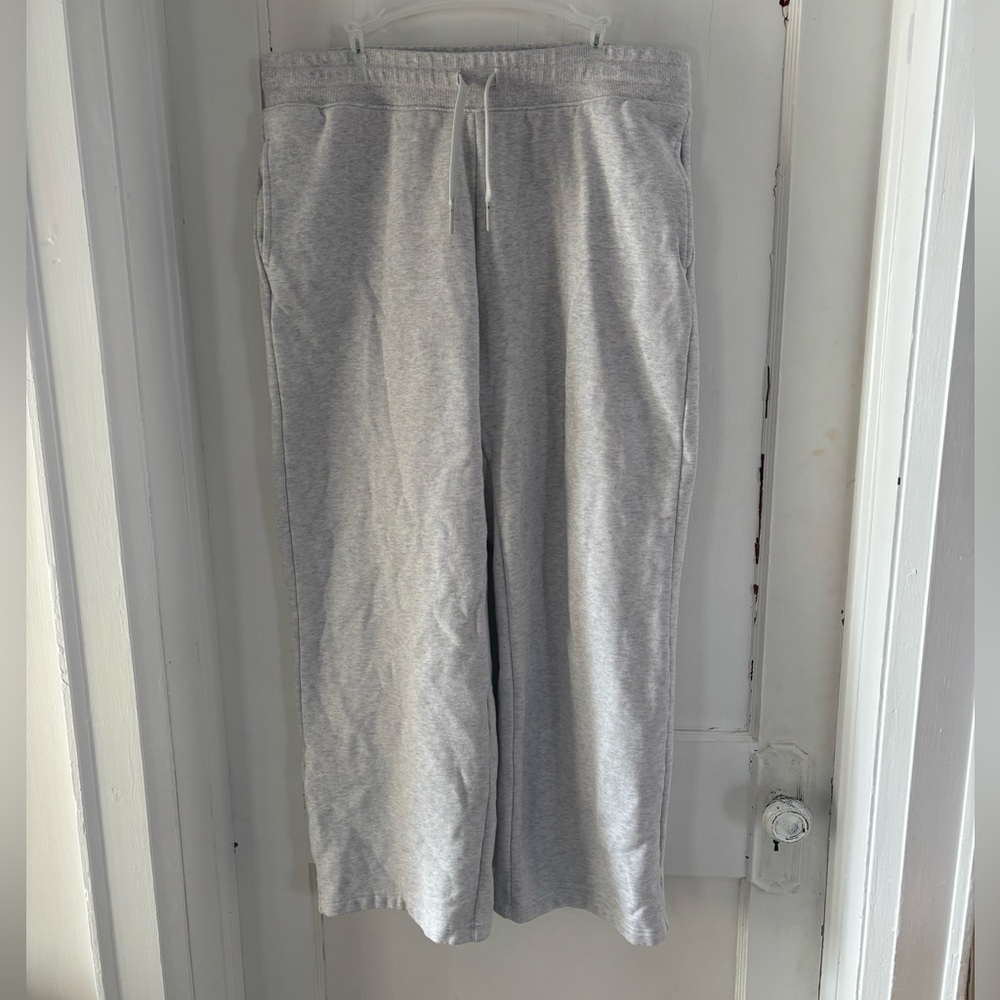 Shambhala Light Grey Fleece Jogger Pants Size XL Like New
